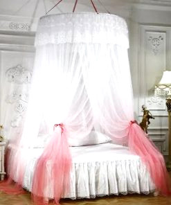 cama con mosquitera en encaje 3